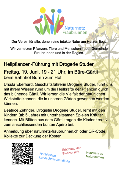 Heilpflanzen-Führung mit Drogerie Studer