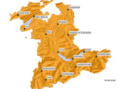 Erhebliche Waldbrandgefahr im ganzen Kanton Bern