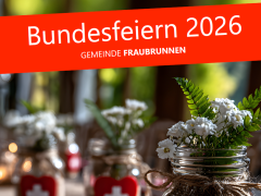 Bundesfeiern 2026 Gemeinde Fraubrunnen